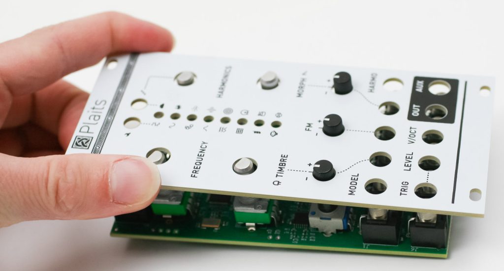 Mutable Instruments Plaits Panel Placement